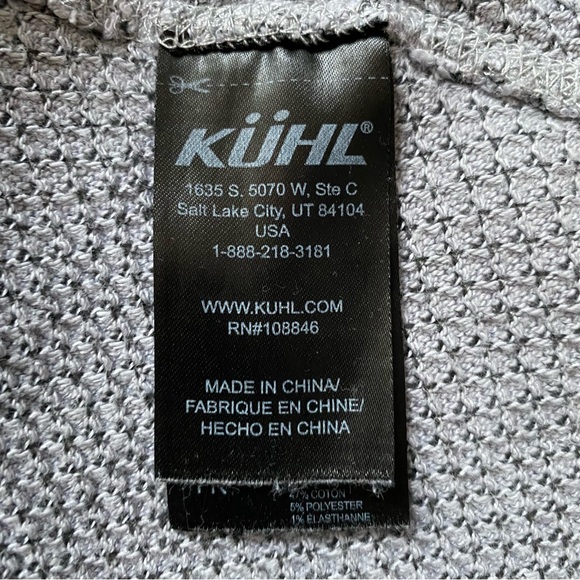 Kuhl long sleeve thermal v-neck top - Picture 5 of 7